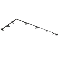 Lindby Skinnesystem > Skinnesystem Lumaro, lyskilder, 7 lyskilder, sort, 48 V, dæmpbar