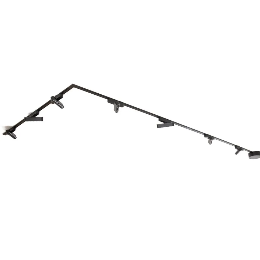 Lindby Skinnesystem > Skinnesystem Lumaro, lyskilder, 7 lyskilder, sort, 48 V, dæmpbar