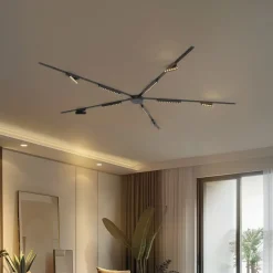Lindby Arbejdsrum/Kontor|Skinnesystem > Skinnesystem 48V Lumaro, 10 LED-lister, sort, CCT