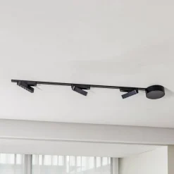 Lindby Arbejdsrum/Kontor|Skinnesystem > Skinnesystem 48V Lumaro, 3 LED-lister, sort, CCT