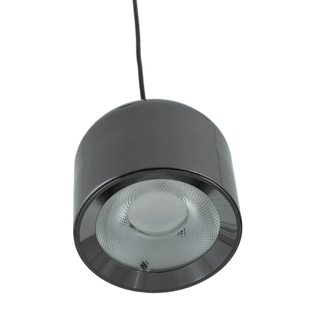 Lindby Skinnesystem > Skinne system 48V Lumaro, pendel, cylinder, 3 lyskilder, sort
