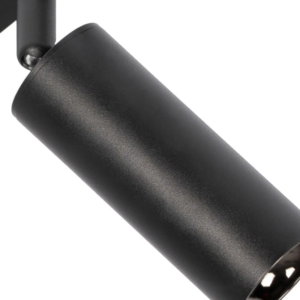 Lindby Arbejdsrum/Kontor > Skinnesystem 48V Lumaro, spots, 11 lyskilder, sort, Ø4cm, dæmpbar