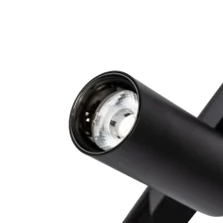 Lindby Arbejdsrum/Kontor > Skinnesystem 48V Lumaro, spots, 11 lyskilder, sort, Ø4cm, dæmpbar