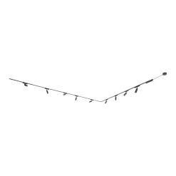 Arbejdsrum/Kontor|Skinnesystem ^ Lindby Skinnesystem 48V Lumaro, spots, 9 lyskilder, sort, 25,7 cm, dæmpbar