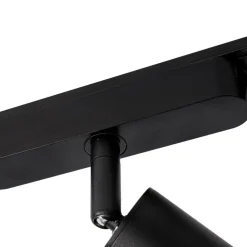 Lindby Skinnesystem > Skinne system 48V Lumaro, spots, 9 lyskilder, sort, 13,1 cm, dæmpbar