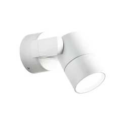 Udendørs Spot|Væglamper ^ Viokef Skiros udendørs spotlampe, IP55, hvid