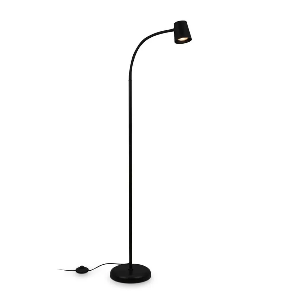 Briloner Arbejdsrum/Kontor|Gulvlamper > Skriva gulvlampe, justerbar, GU10, sort