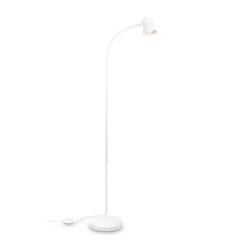 Briloner Arbejdsrum/Kontor|Gulvlamper > Skriva gulvlampe, justerbar, GU10, hvid
