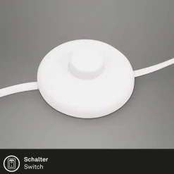 Briloner Arbejdsrum/Kontor|Gulvlamper > Skriva gulvlampe, justerbar, GU10, hvid
