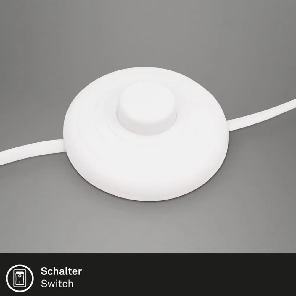 Briloner Arbejdsrum/Kontor|Gulvlamper > Skriva gulvlampe, justerbar, GU10, hvid