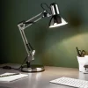 Arbejdsrum/Kontor|Bordlamper ^ Brilliant Skrivebordslampe Henry, krom, højde 50 cm, justerbar