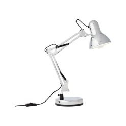 Arbejdsrum/Kontor|Bordlamper ^ Brilliant Skrivebordslampe Henry, krom, højde 50 cm, justerbar