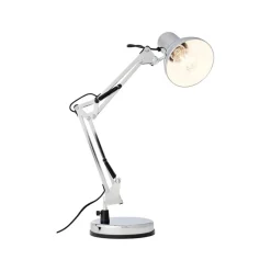 Arbejdsrum/Kontor|Bordlamper ^ Brilliant Skrivebordslampe Henry, krom, højde 50 cm, justerbar