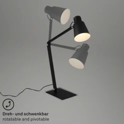 Briloner Arbejdsrum/Kontor > Skrivebordslampe 7467015 i sort