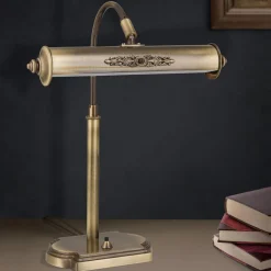 ORION Arbejdsrum/Kontor|Bordlamper > Skrivebordslampe Picture i antik messing