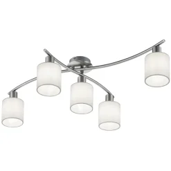 Loftlamper ^ Trio Lighting Skærme af hvidt stof - loftslampe Garda