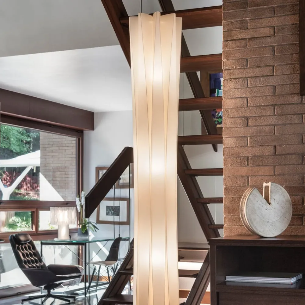 Slamp Gulvlamper|Gulvlamper > Bach gulvlampe, højde 184 cm, guld