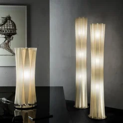 Slamp Gulvlamper|Gulvlamper > Bach gulvlampe, højde 184 cm, guld