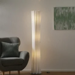 Slamp Gulvlamper|Gulvlamper > Bach gulvlampe, højde 161 cm, hvid