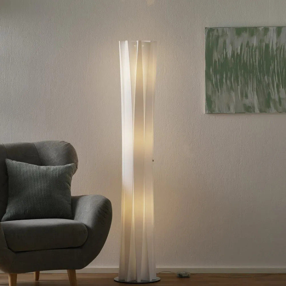 Slamp Gulvlamper|Gulvlamper > Bach gulvlampe, højde 161 cm, hvid