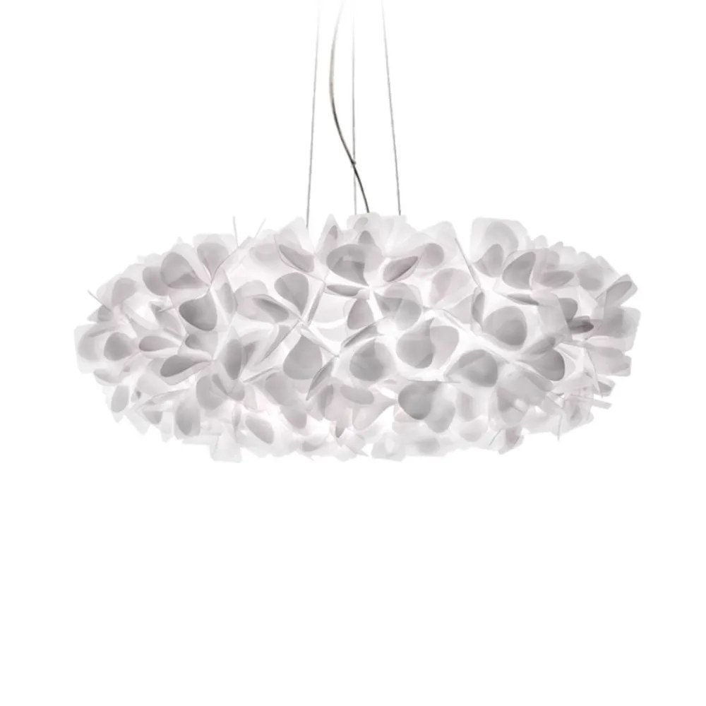 Pendellamper|Pendellamper ^ Slamp hængelampe Clizia Mama Non Mama, Ø78cm, hvid/klar