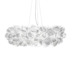 Pendellamper|Pendellamper ^ Slamp hængelampe Clizia Mama Non Mama, Ø78cm, hvid/klar