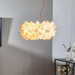 Slamp Pendellamper > hængelampe Clizia Mama Non Mama, Ø53cm, hvid/rød