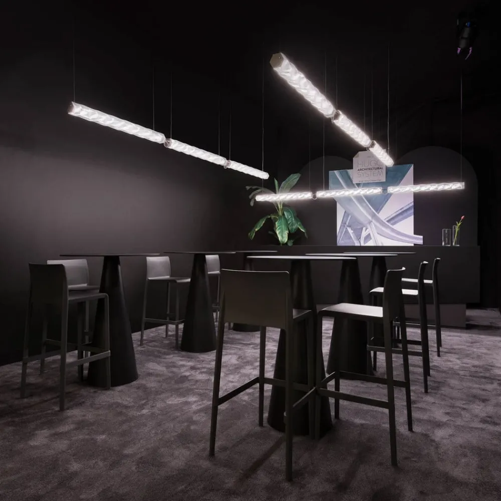 Arbejdsrum/Kontor ^ Slamp Hugo Prisma 24V designer-LED-hængelampe