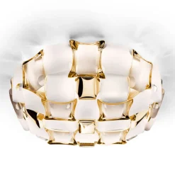 Slamp Væglamper > Mida væglampe, 50 cm, hvid-guld
