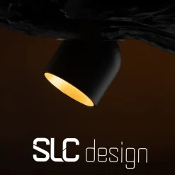 The Light Group Loftlamper|Indbygningsspots > SLC Cup LED-indbygningsdownlight sort/guld 3.000 K