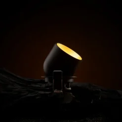 Indbygningsspots|Spotlights ^ The Light Group SLC Cup LED-indbygningsdownlight sort/guld 2.700 K