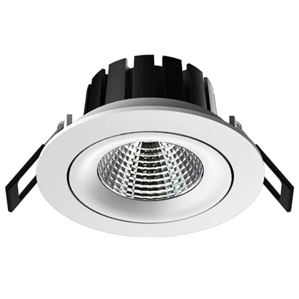 Loftlamper|Indbygningsspots ^ The Light Group SLC DL04 LED-indbygningslampe hvid 2.700 K