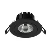 The Light Group Loftlamper|Indbygningsspots > SLC DL04 LED-indbygningslampe sort 3.000 K