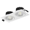 The Light Group Nedgravet Udebelysning|Udendørs Spot > SLC DL04 Square X2 LED-lampe 2700 K hvid