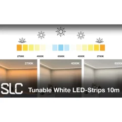 Led Strips ^ The Light Group SLC LED-strip Tunable White 827-865 10m 125W IP20
