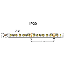 Led Strips ^ The Light Group SLC LED-strip Tunable White 827-865 10m 125W IP20