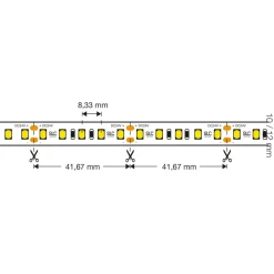 Led Strips ^ The Light Group SLC LED-Strip Ultra Long iCC IP20 30m 240W 3.000K