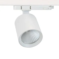The Light Group Arbejdsrum/Kontor|Skinnesystem > SLC LED track spot Fox, hvid, 3.000 K, 3-fase skinne