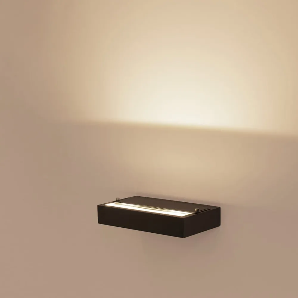 The Light Group Arbejdsrum/Kontor > SLC LED-væglampe Illumin8, sort, CCT, aluminium