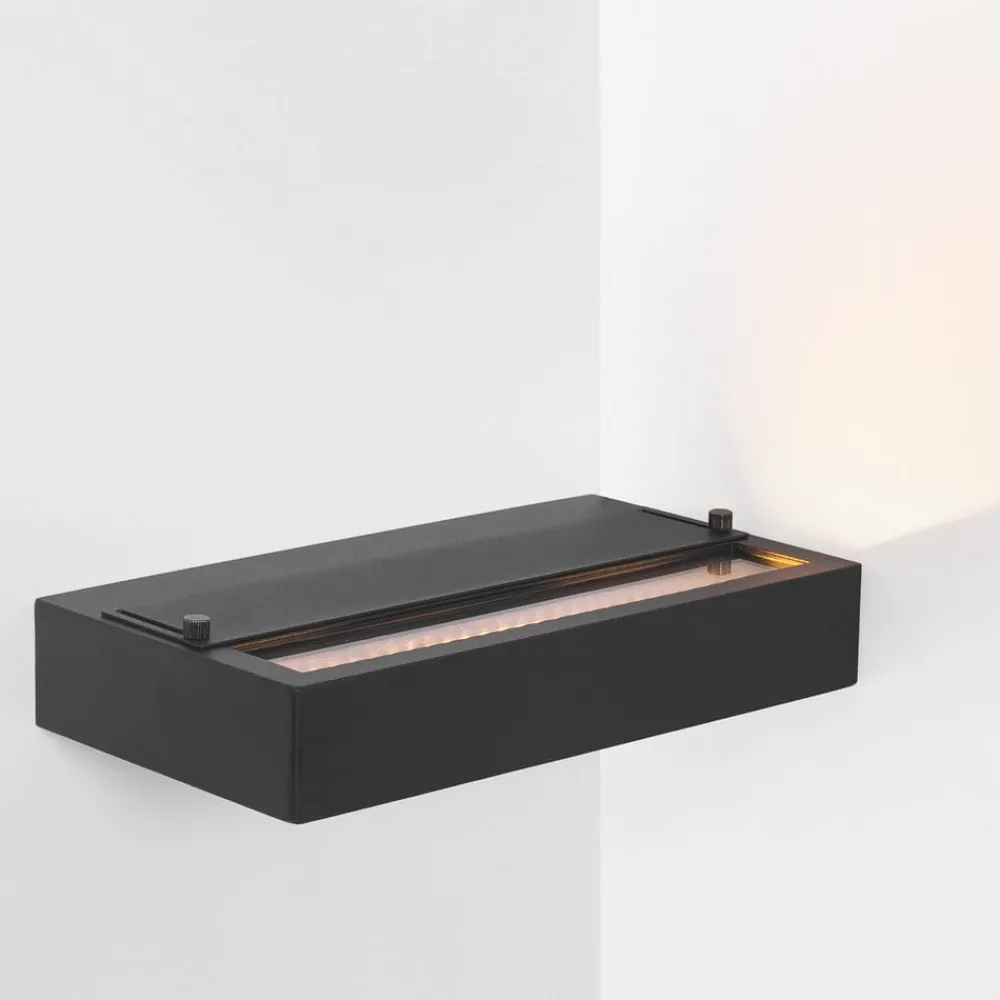 The Light Group Arbejdsrum/Kontor > SLC LED-væglampe Illumin8, sort, CCT, aluminium