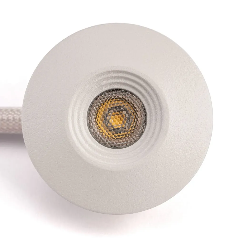 Loftlamper|Indbygningsspots ^ The Light Group SLC MiniOne Fast LED-downlight IP65 hvid 927