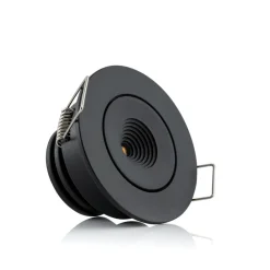 The Light Group Loftlamper|Indbygningsspots > SLC MiniOne Tilt LED-indbygningslampe sort 2.700 K