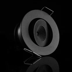The Light Group Loftlamper|Indbygningsspots > SLC MiniOne Tilt LED-indbygningslampe sort 3.000 K