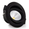 The Light Group Loftlamper|Indbygningsspots > SLC One 360° LED-indbygningslampe sort 3.000K