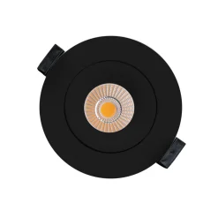 Indbygningsspots ^ The Light Group SLC OnePro LED-indbygningsdownlight sort 4.000 K