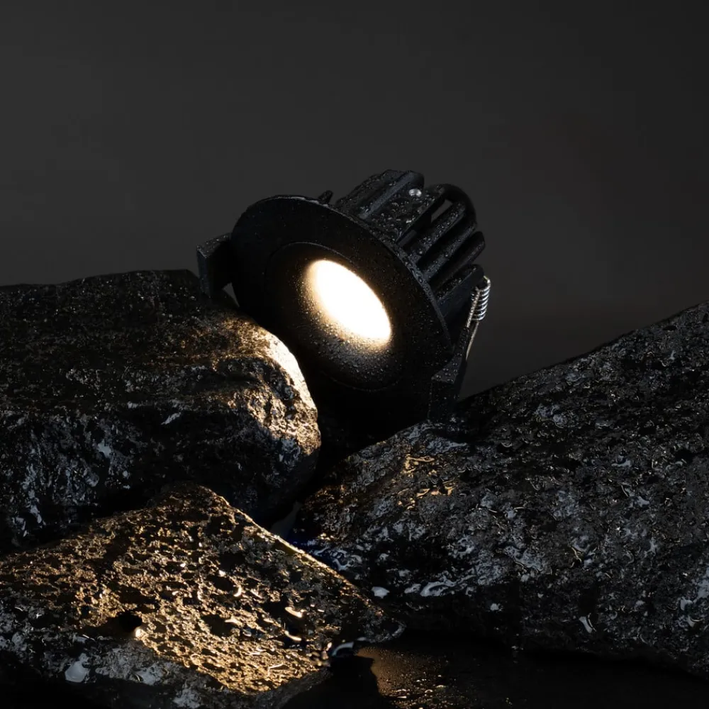 Indbygningsspots ^ The Light Group SLC OnePro LED-indbygningsdownlight sort 4.000 K