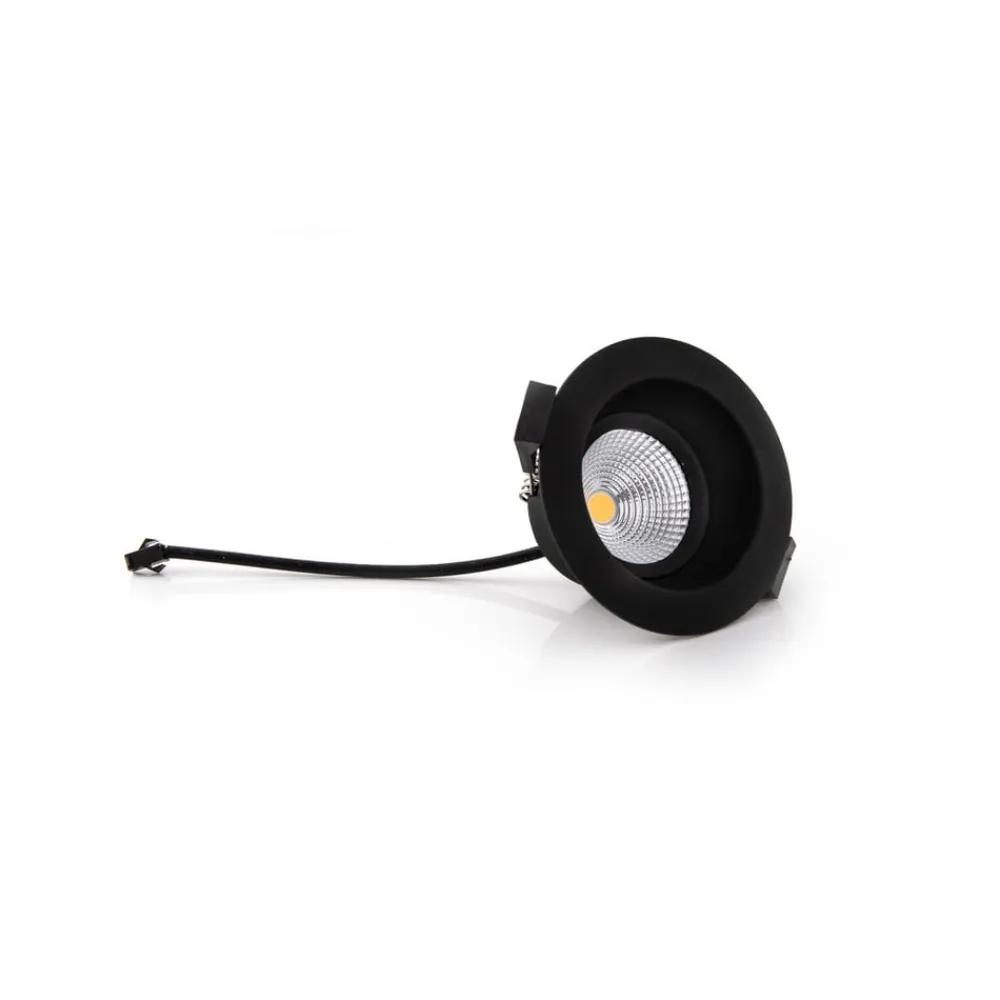 The Light Group Loftlamper|Indbygningsspots > SLC One Soft LED indbygningsspot dæmp-til-varm sort