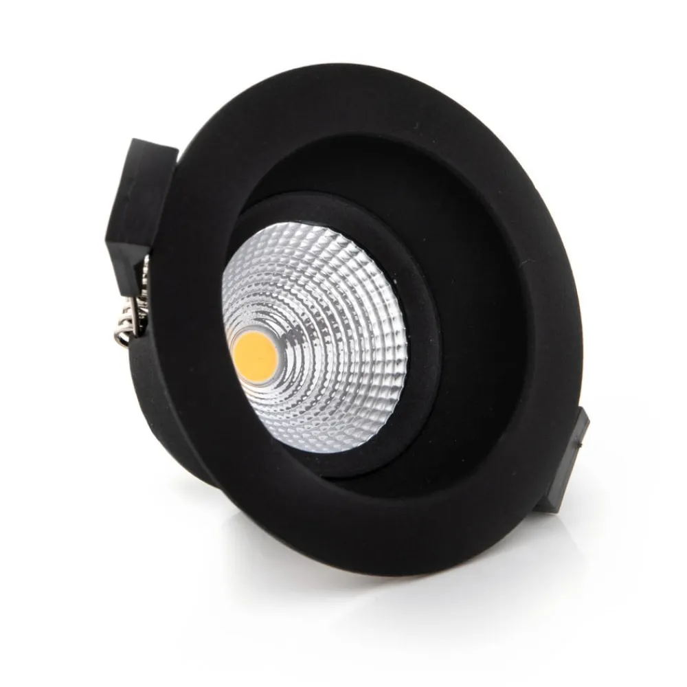 The Light Group Loftlamper|Indbygningsspots > SLC One Soft LED indbygningsspot dæmp-til-varm sort