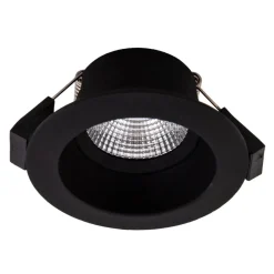 Loftlamper|Indbygningsspots ^ The Light Group SLC One Soft LED indbygningsspot sort 3.000K