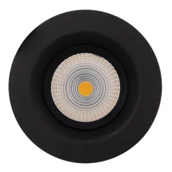 Loftlamper|Indbygningsspots ^ The Light Group SLC One Soft LED indbygningsspot sort 3.000K